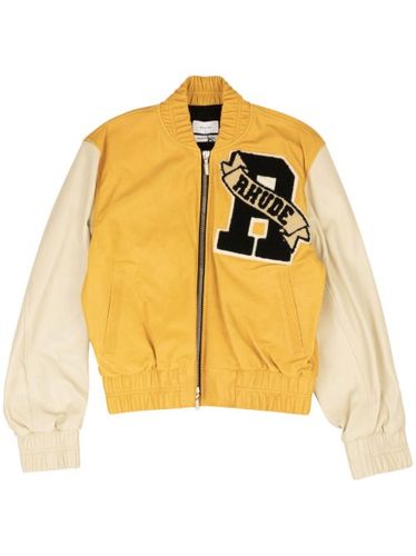 Veste bomber à logo appliqué - RHUDE - Modalova