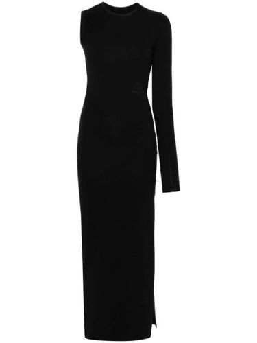 Robe longue asymétrique à une épaule - MM6 Maison Margiela - Modalova