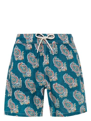 Short de bain Gustavia en lin - MC2 Saint Barth - Modalova
