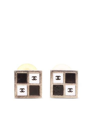 Puces d'oreilles à logo CC (2001) - CHANEL Pre-Owned - Modalova