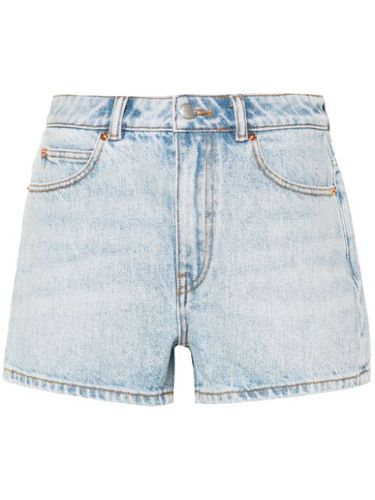 Short en jean à logo brodé - Alexander Wang - Modalova