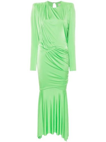 Robe plissée à coupe longue - Alexandre Vauthier - Modalova