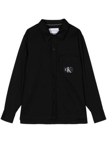 Chemise boutonnée Utility à logo imprimé - Calvin Klein - Modalova