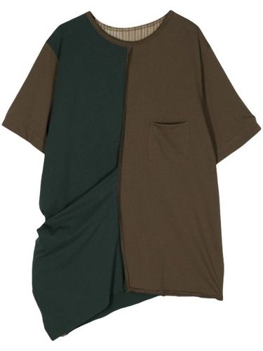T-shirt asymétrique colour block - Ziggy Chen - Modalova