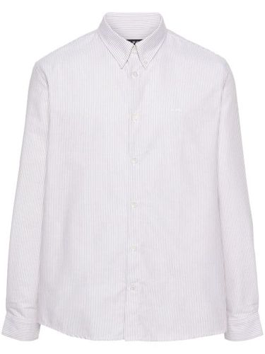 Chemise rayée à logo brodé - A.P.C. - Modalova