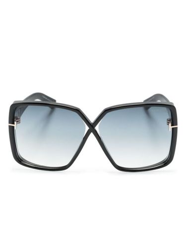 Lunettes de soleil Yvonne à monture oversize - TOM FORD Eyewear - Modalova
