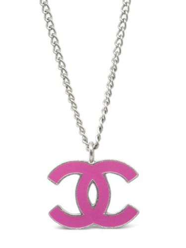 Collier à pendentif CC (années 1990-2000) - CHANEL Pre-Owned - Modalova