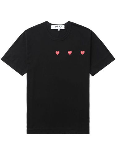 T-shirt Triple Hearts en coton - Comme Des Garçons Play - Modalova