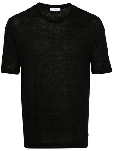 T-shirt en lin à col rond - Cruciani - Modalova