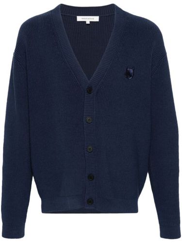 Cardigan à patch renard - Maison Kitsuné - Modalova