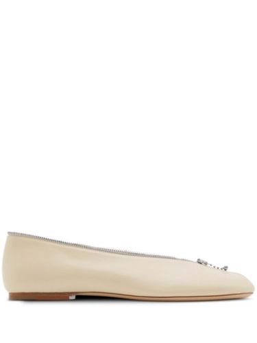 Ballerines Sadler Zip en cuir - Burberry - Modalova