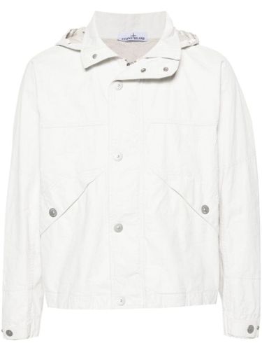 Veste à logo imprimé - Stone Island - Modalova