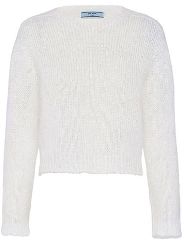 Pull en laine à col rond - Prada - Modalova