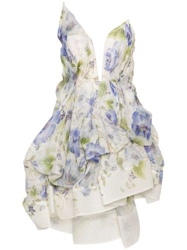 Robe courte Natura Draped - ZIMMERMANN - Modalova