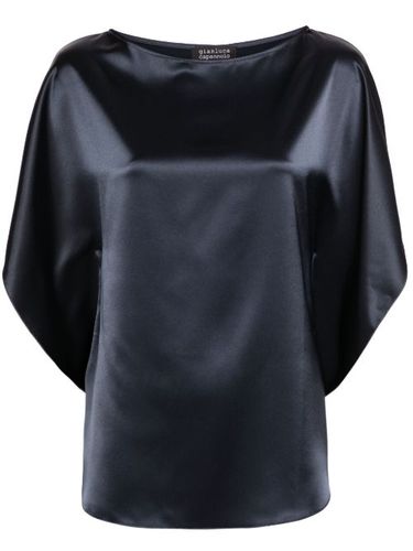Blouse en satin à encolure bateau - Gianluca Capannolo - Modalova