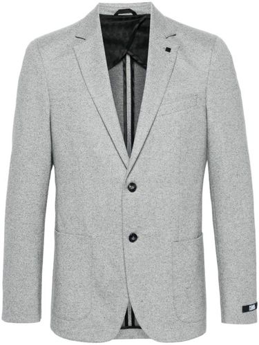 Blazer boutonné à détail de broche - Karl Lagerfeld - Modalova