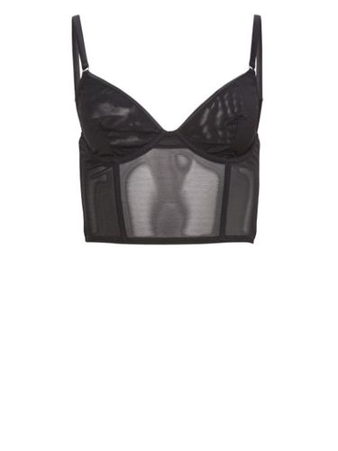 Fleur Du Mal bustier en mesh - Noir - Fleur Du Mal - Modalova