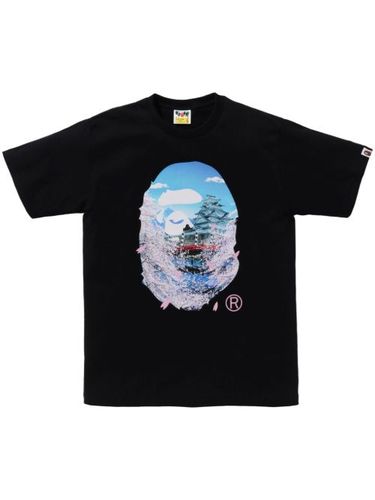 T-shirt en coton à logo imprimé - A BATHING APE® - Modalova