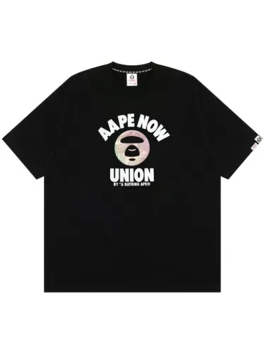 T-shirt en coton à logo imprimé - AAPE BY *A BATHING APE® - Modalova