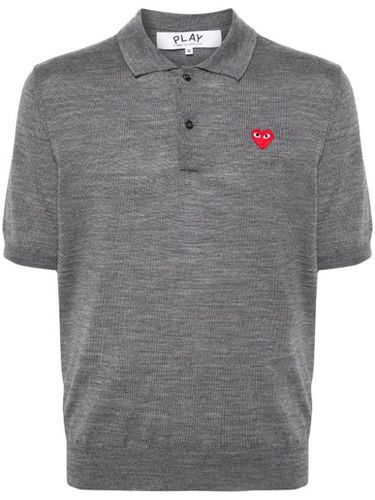 Polo à patch coeur - Comme Des Garçons Play - Modalova