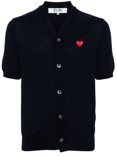 Cardigan en laine à col v - Comme Des Garçons Play - Modalova