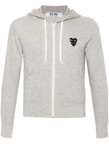 Hoodie chiné en coton - Comme Des Garçons Play - Modalova