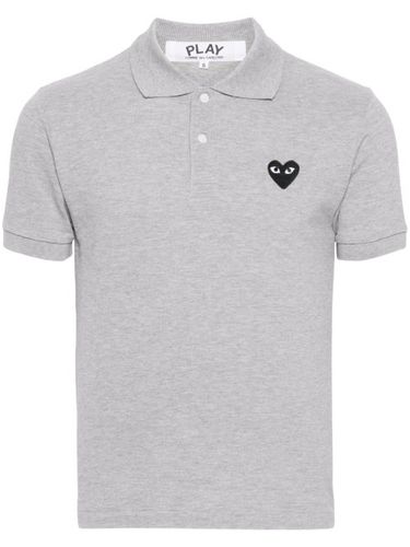 Polo à patch cœur - Comme Des Garçons Play - Modalova