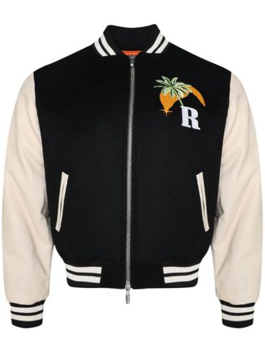 Veste bomber à logo brodé - RHUDE - Modalova