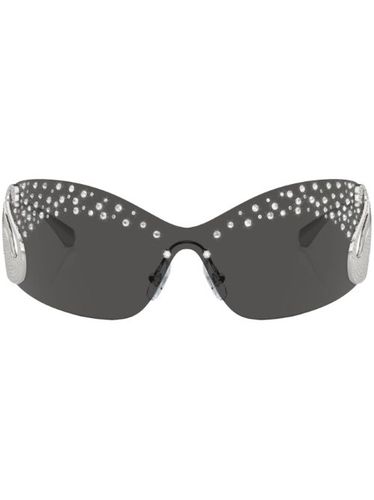 Lunettes de soleil à ornements en cristal - Swarovski - Modalova