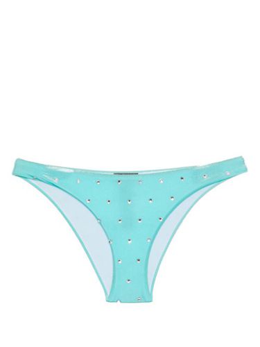 Bas de bikini en velours à ornements en cristal - DSQUARED2 - Modalova