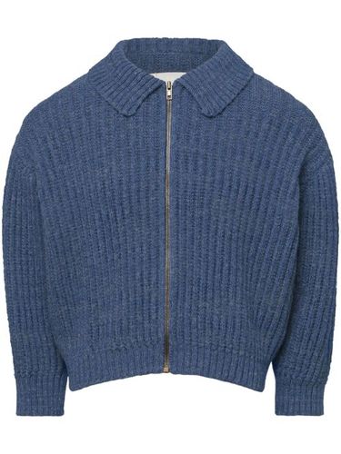 Cardigan nervurée à fermeture zippée - Maison Margiela - Modalova