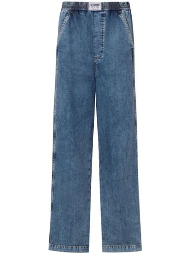 Jean ample à taille haute - MOSCHINO JEANS - Modalova