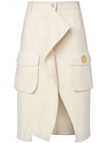 Jupe asymétrique à poches cargo - MOSCHINO JEANS - Modalova
