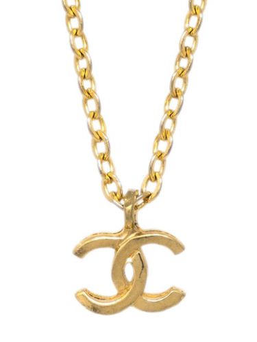 Collier à pendentif CC (1982) - CHANEL Pre-Owned - Modalova