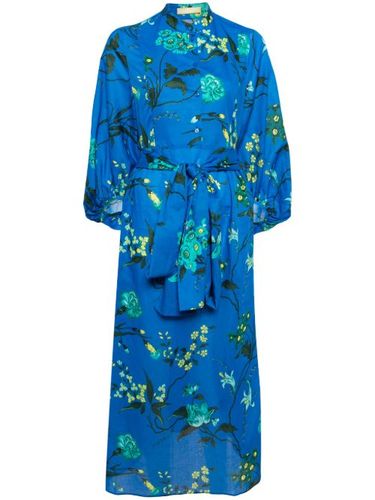 ERDEM robe à fleurs - Bleu - ERDEM - Modalova
