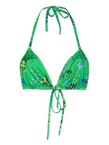 Haut de bikini noué à fleurs - ERDEM - Modalova