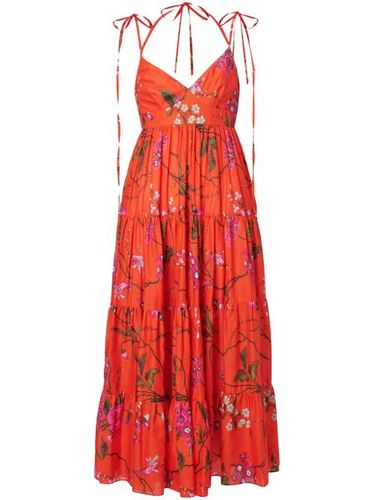 Robe fleurie à volants superposés - ERDEM - Modalova