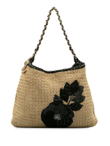 Sac cabas Coco Country Camellia pre-owned (2009-2010) - CHANEL Pre-Owned - Modalova