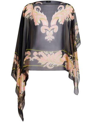 ETRO poncho à motif Venus - Noir - ETRO - Modalova