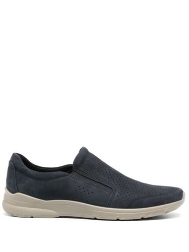 ECCO baskets Irving en daim - Bleu - ECCO - Modalova