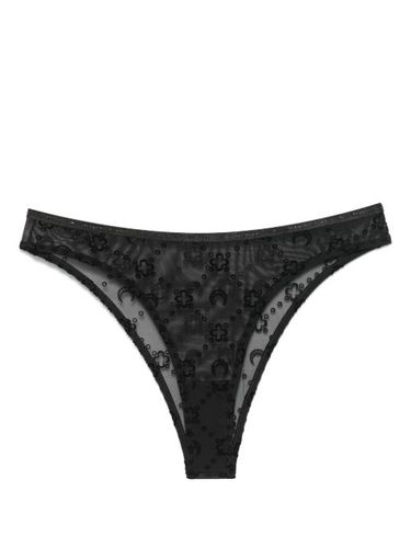 Culotte en résille à motif monogrammé - Marine Serre - Modalova