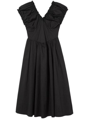 B+ab robe mi-longue à col v - Noir - b+ab - Modalova