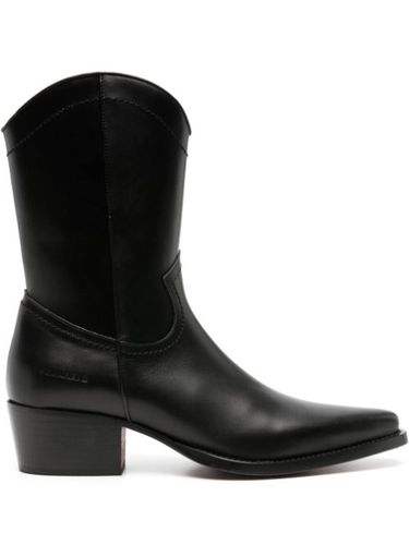 Bottines d'inspiration western en cuir - DSQUARED2 - Modalova