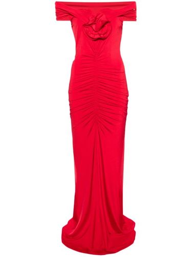 Robe fleurie à épaules dénudées - NISSA - Modalova