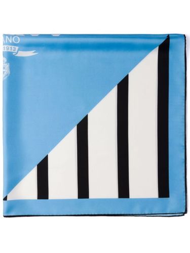 Foulard en soie à imprimé graphique - Prada - Modalova