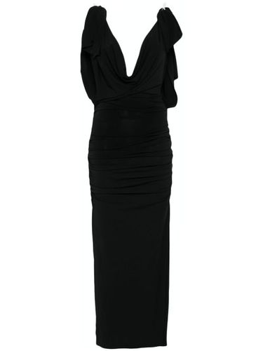 Robe longue à fronces - The Attico - Modalova