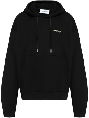 Hoodie en coton à logo imprimé - Off-White - Modalova