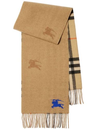 Écharpe réversible en cachemire à carreaux - Burberry - Modalova