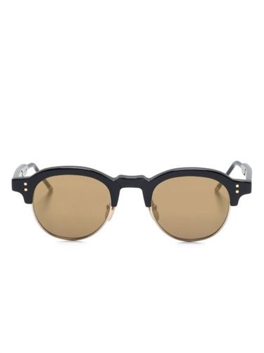 Lunettes de soleil à monture ronde - Thom Browne Eyewear - Modalova