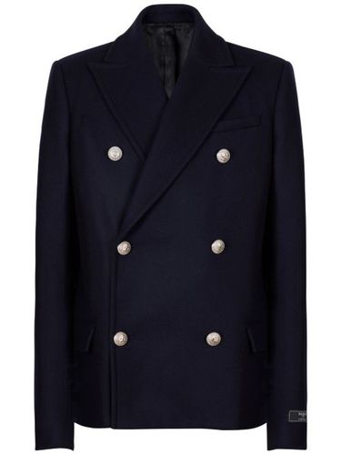 Manteau à boutonnière croisée - Balmain - Modalova